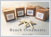 Image 1 of Beach Themed Bottlecap Handcrafted Ornaments