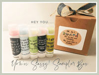 Image 1 of Sassy Lip Balm Sampler Box
