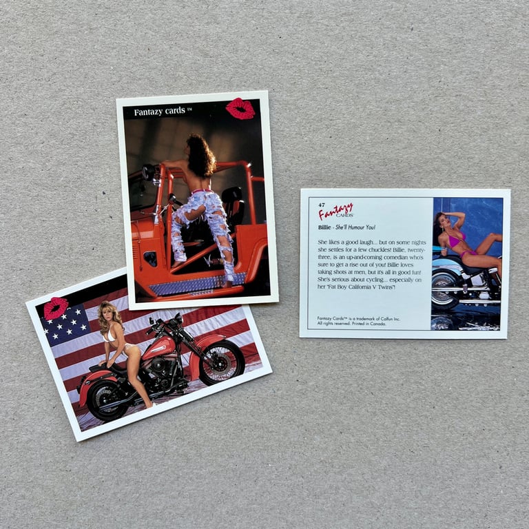 FANTAZY LADIES COLLECTOR CARDS - 1992 Image 3
