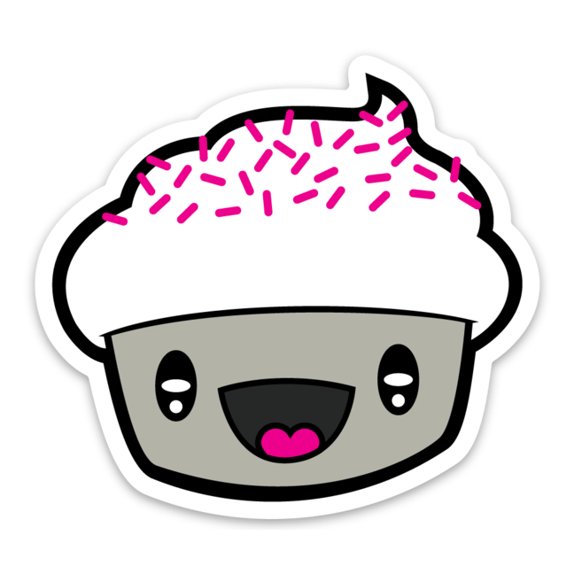 Image of Cupcake Heartbreak Sticker