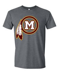 Image 1 of MORRIS "M" LOGO ADULT T-SHIRT - GREY