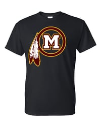 Image 1 of MORRIS "M" LOGO ADULT T-SHIRT - BLACK