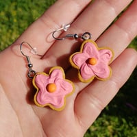 Spring Flower Cookie Earrings