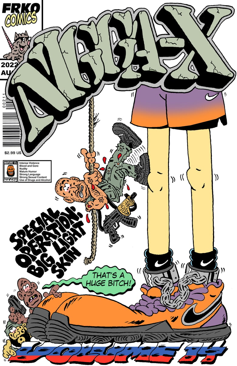 Image of "NIGGA-X VOL. 14 COMIC"(2-PAGE)