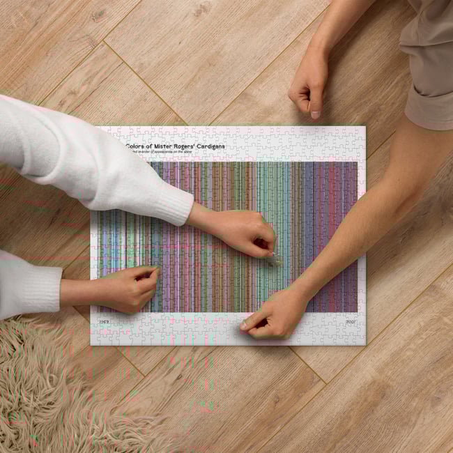 Mister Rogers' Cardigans 520-Piece Jigsaw Puzzle