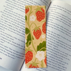 Image of Strawberry Vines Bookmark