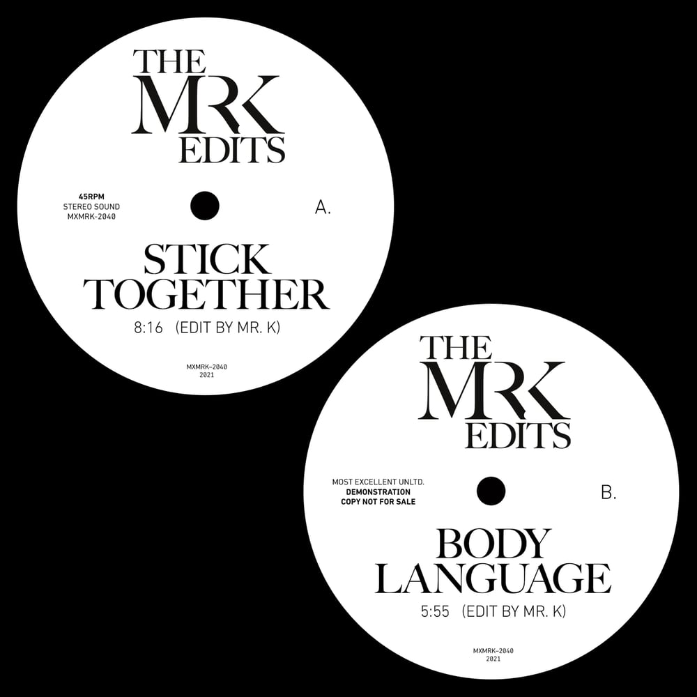 [12"] Stick Together b/w Body Language — MXMRK2040