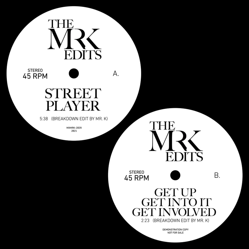 [7"] Street Player b/w Get Up Get Into It Get Involved — MXMRK2039