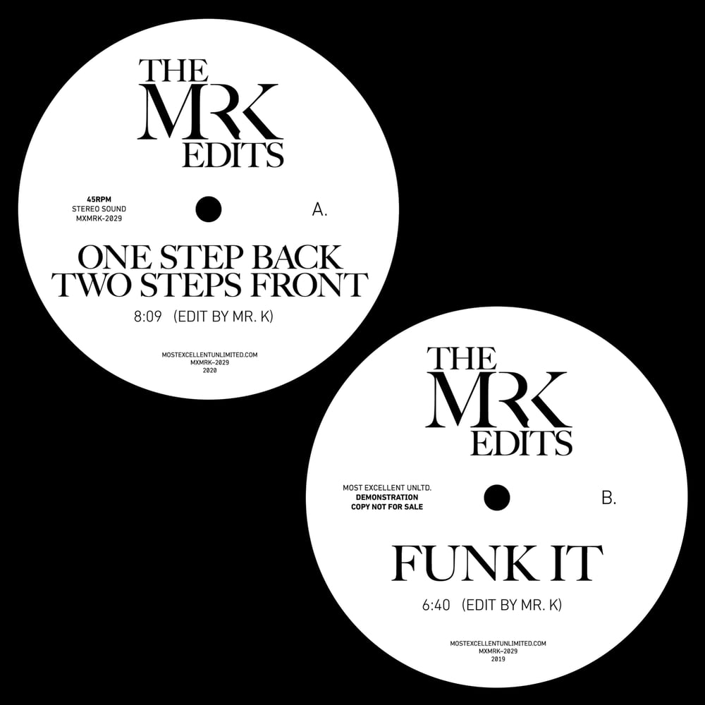 [12"] One Step Back Two Steps Front b/w Funk It — MXMRK2029