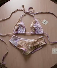 Image 2 of (New) Lacey Bikini Set - L Top / XS Bottom 