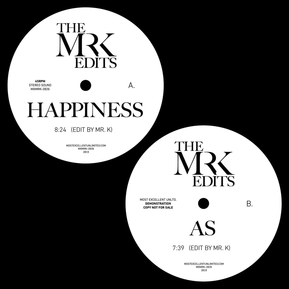 [12"] Happiness b/w As — MXMRK2026
