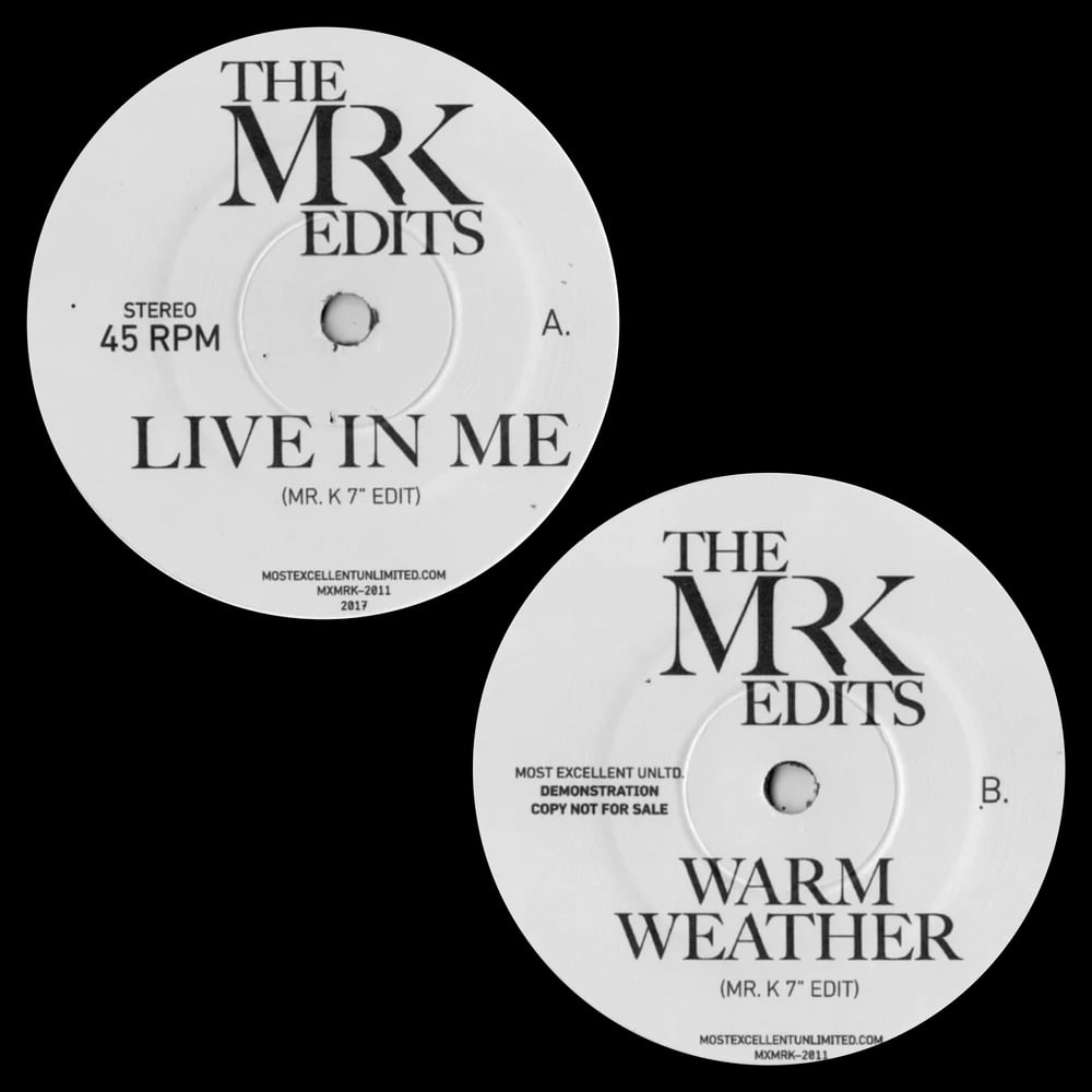 [7"] Live In Me b/w Warm Weather — MXMRK2011