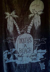 Image 2 of DEATH'S A BEACH 30" x 60" Terrycloth Beach Towel