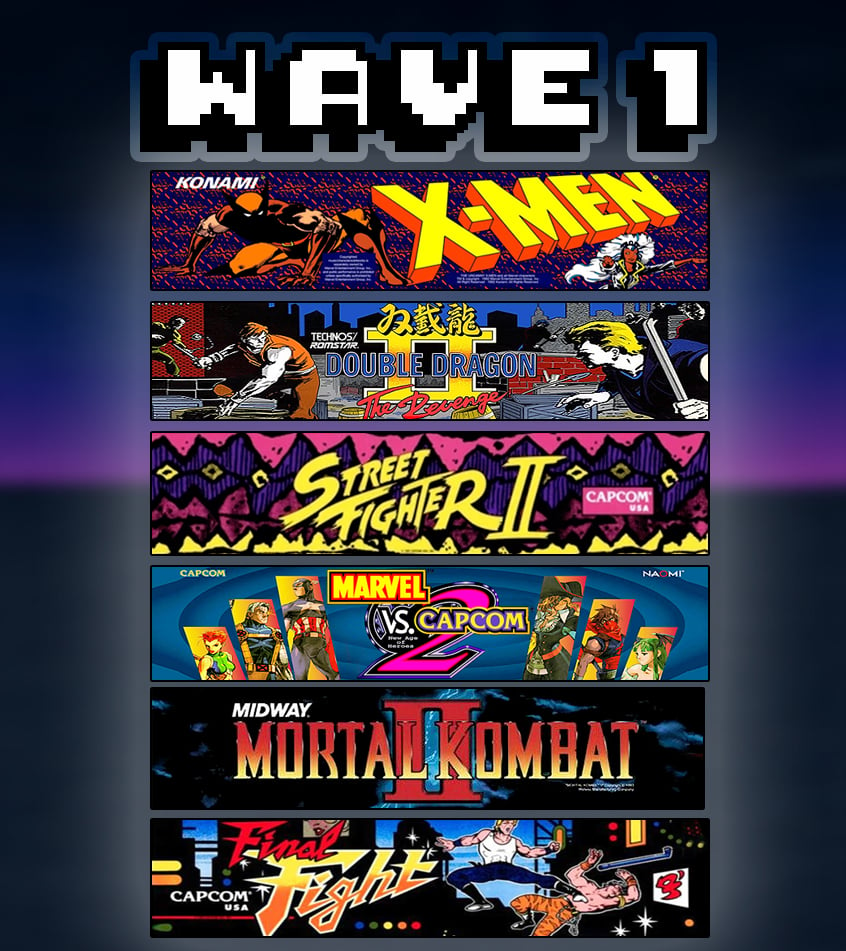 1:12 Arcade Stickers Wave 1