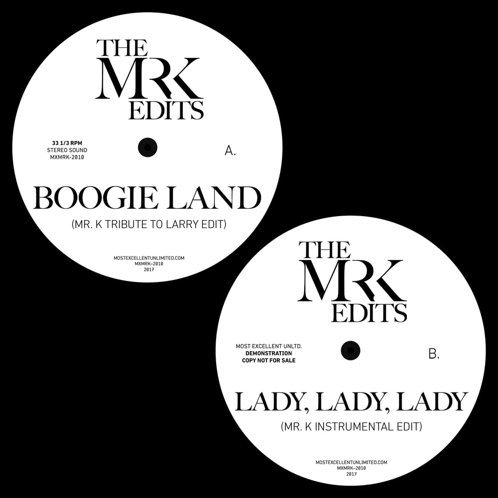 [12"] Boogie Land b/w Lady Lady Lady — MXMRK2010