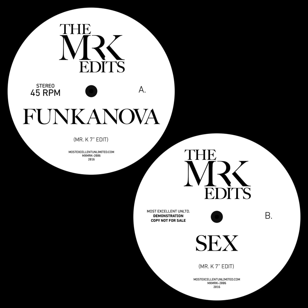 [7"] Funkanova b/w Sex — MXMRK2006