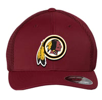 Image 1 of REDSKINS LOGO FlexFit Mesh Hat - MAROON