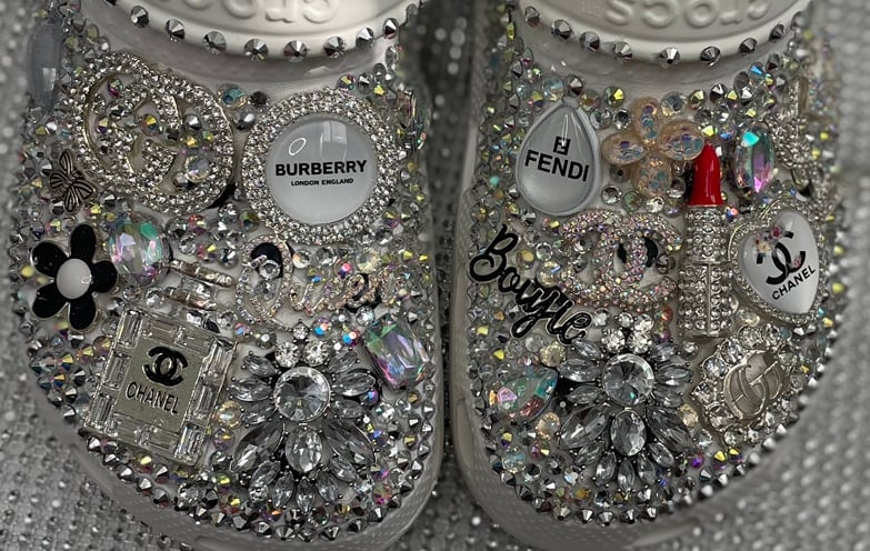 Extreme Designer Bling Crocs | Lulus Customs