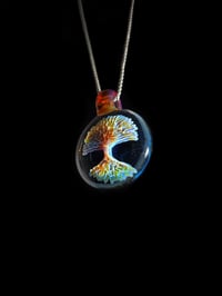 Image 1 of Psychedelic tree pendant with Jupiter v2 bale.