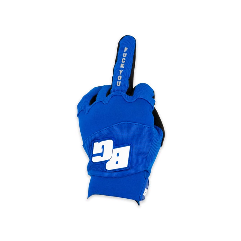 Bonzi Garage Gloves (Blue) Image 4