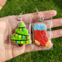 Christmas Sugar Cookie Earrings 