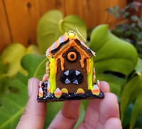 Image 4 of BIG Candy Corn House Earrings 