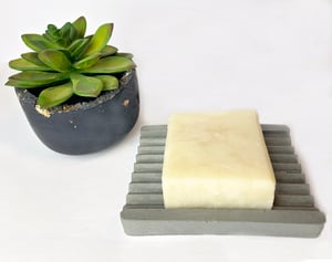 Image of Handmade Concrete Soap Dishes