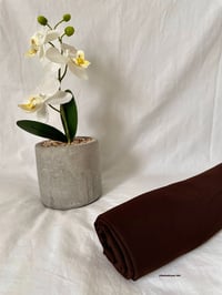 Dark brown Chiffon Hijab