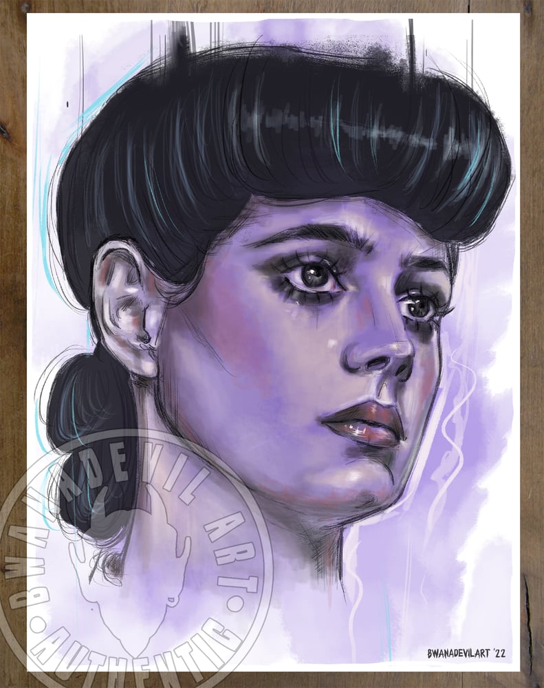 Image of Rachael (Blade Runner) LIMITED EDITION Art Prints (9 x 12 in.)