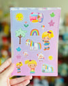 Rainbow Brite - matte sticker sheet