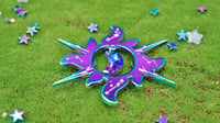 Image 4 of Summer Eclipse -  Anodized Sun and Moon Enamel Pin