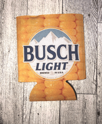 Busch Light Corn Koozie