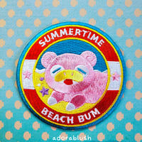 Image 1 of "Beach Bum" - Embroidered Patch