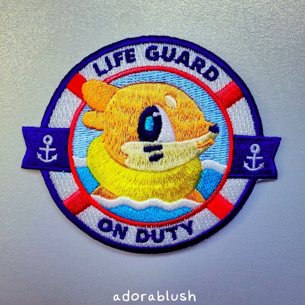 "Life Guard" - Embroidered Patch