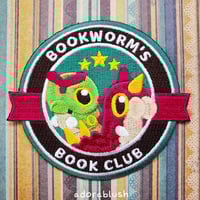 Image 1 of "Book Club" - Embroidered Patch