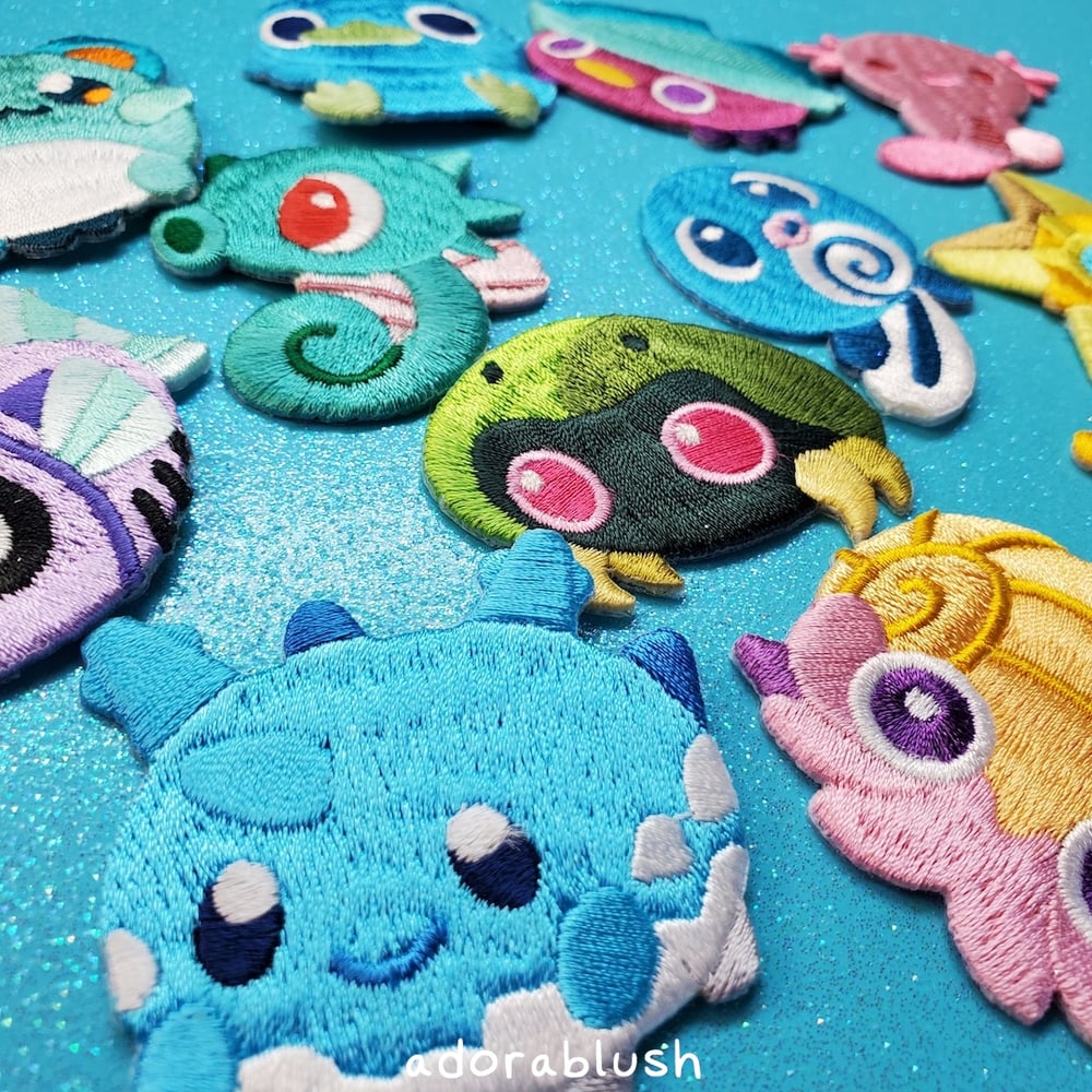 [GASHAPON] Shiny Water-Type Patches