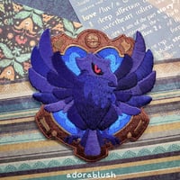 Image 1 of "Raven House" - Embroidered Patch