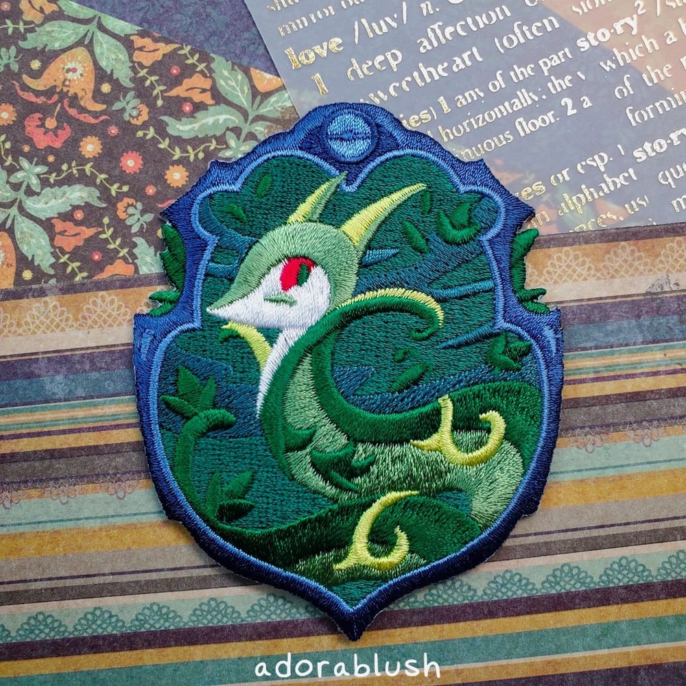 "Serpent House" - Embroidered Patch