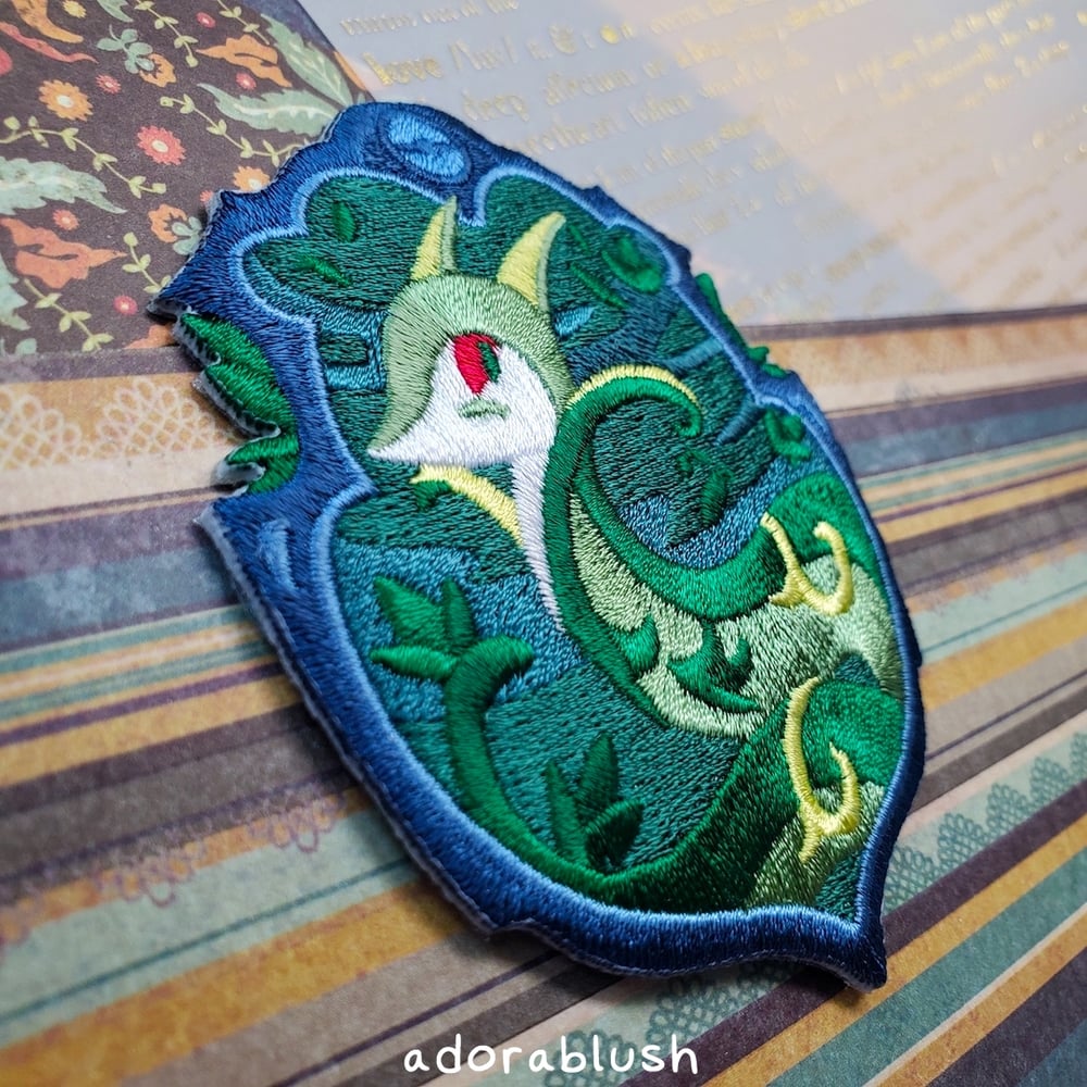 "Serpent House" - Embroidered Patch