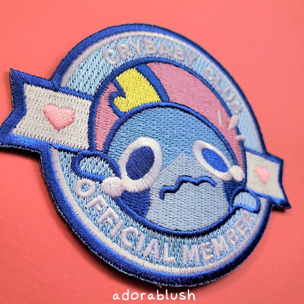"Crybaby Club" - Embroidered Patch