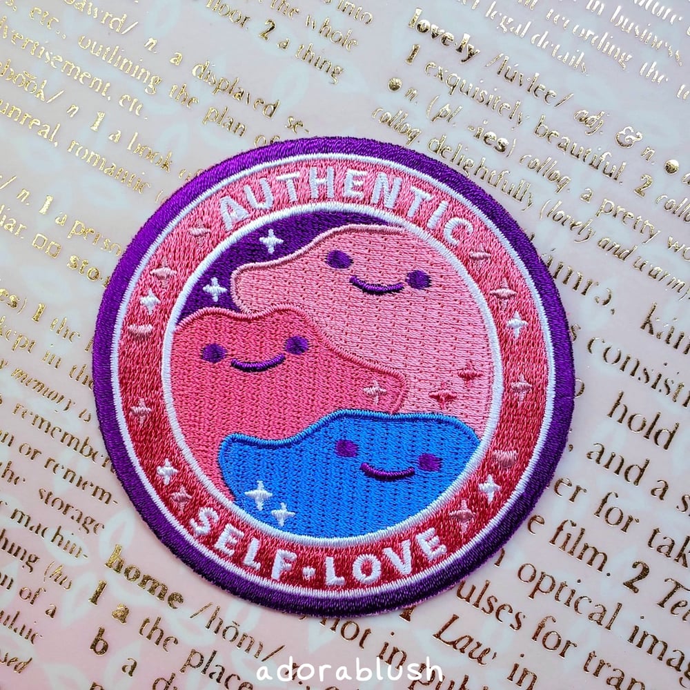 "Authentic Self-Love" - Embroidered Patch
