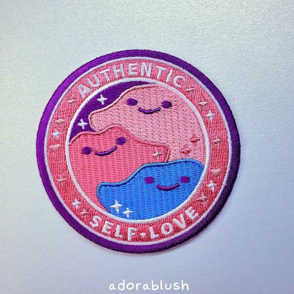 "Authentic Self-Love" - Embroidered Patch