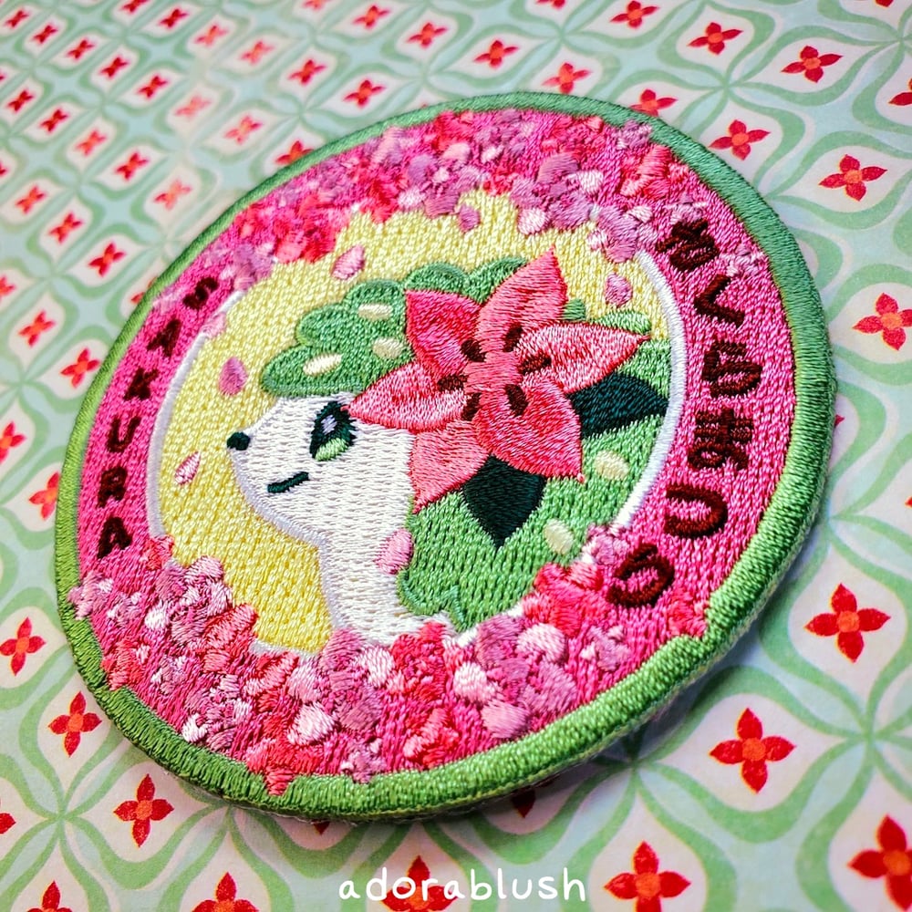 "Sakura Festival" - Embroidered Patch