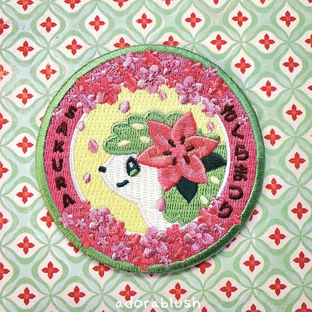 "Sakura Festival" - Embroidered Patch
