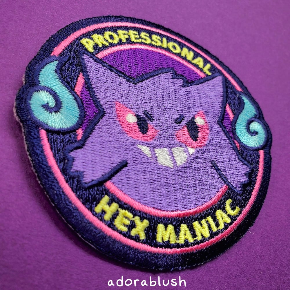 "Hex Maniac" - Embroidered Patch