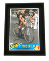Advertising poster - Signed by the GOAT Eddy Merckx 