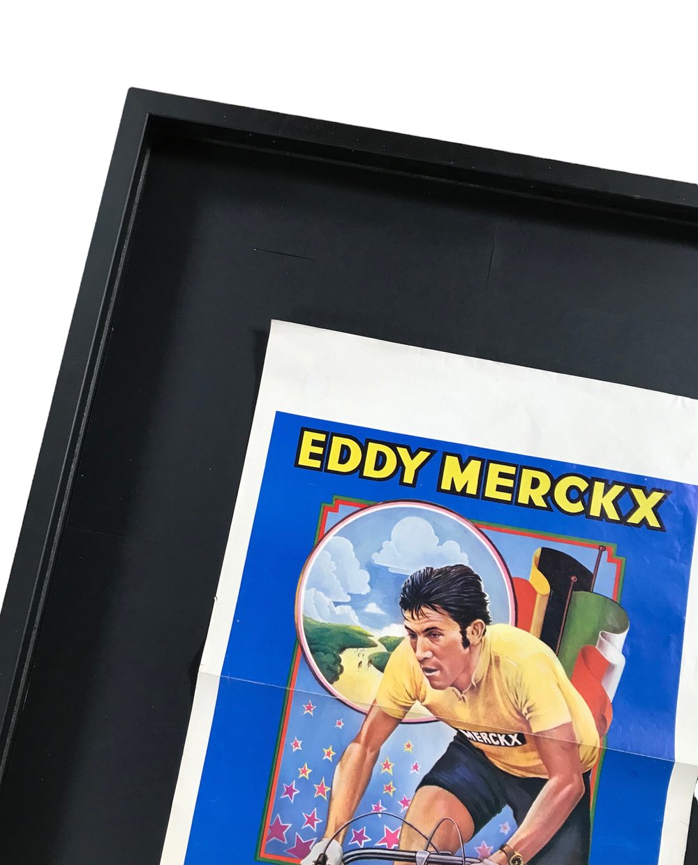 Original Belgian movie poster for Joel Santoni's film about Eddy Merckx in 1974.