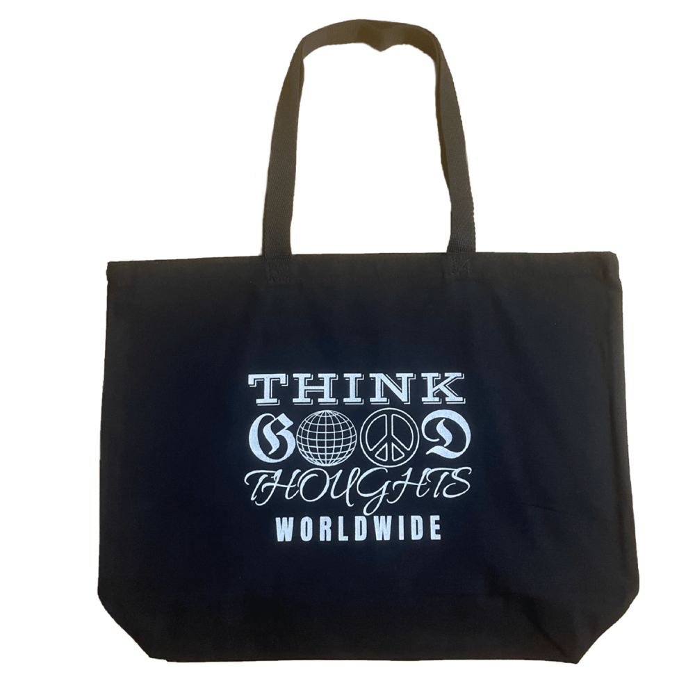 Image of World Peace Tote Bag - Black