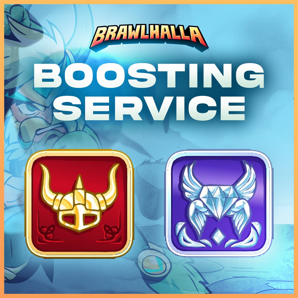 Brawlhalla Ranked Boosting Service All Ranked Gamemodes/Regions (PC