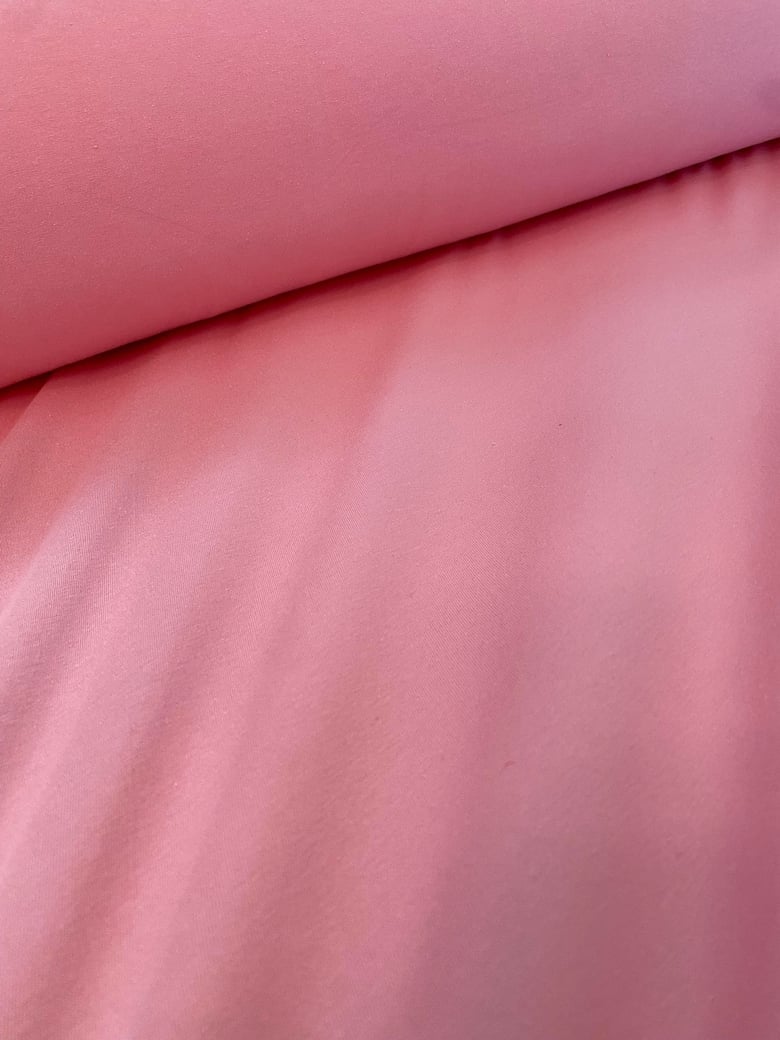 Image of Dusty pink 220gsm cotton lycra